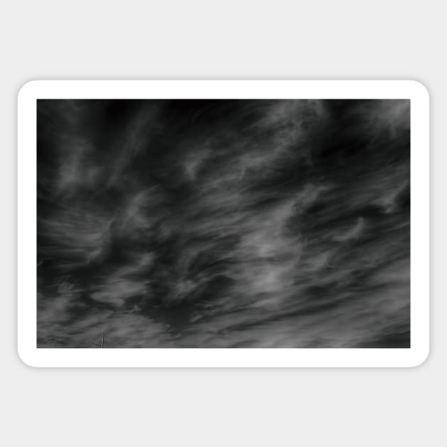 Dark and stormy skies Sticker by stevepaint